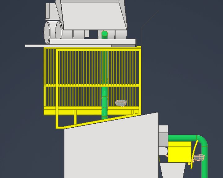 3D concept model of a materials transfer arrangement developed during a JAEKA study.